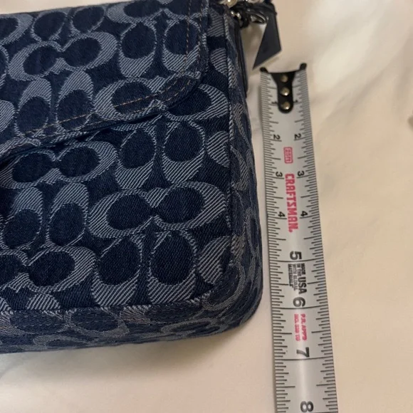 COACH
Soft Tabby Shoulder Bag In Signature Denim 
with Silver Accent - Picture 11 of 15